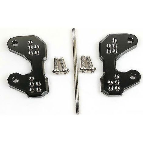 Motorrad-Fußrasten hinten, Fußrastenhalterung mit Nagelfuß, Pedalerhöhung für Yamaha MT03, MT03, YZFR3, R25 (2015–2018) – Dunkelgrau (1/4)