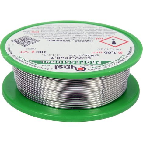 Bobine de fil a souder sans plomb 100g 1mm