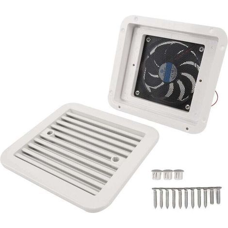 Ventilateur de ventilation latéral pour camping-car, 1 voie, vent fort, 3000 tr/min, 24V, pour camping-car, remorque, bateau, Yacht, cuisine, salle de bains A (1/4)