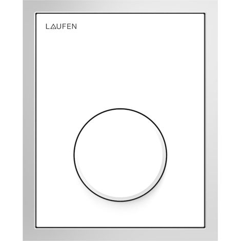 LAUFEN AU108 INEO plaque de commande, pour urinoir, verre, à (1/3)
