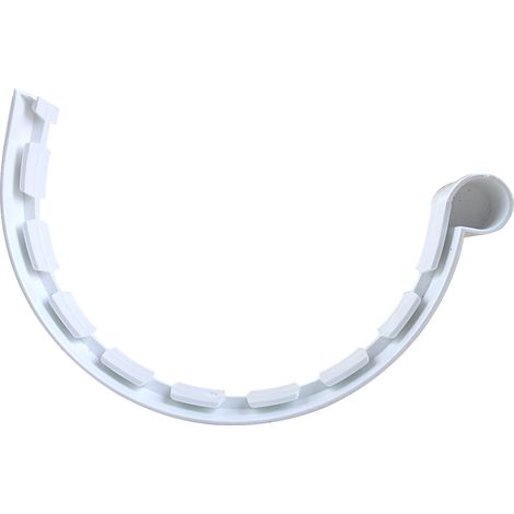 Jonction à coller PVC 33 demi-ronde - blanc - First Plast