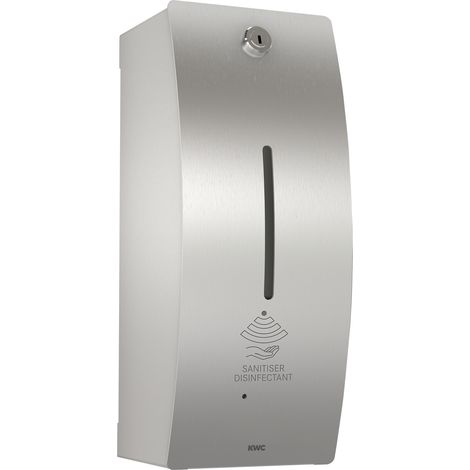 KWC AR Desinfektionsmittelspender, STRATOS, elektr., Edelstahl, AP, 120x303x126 mm