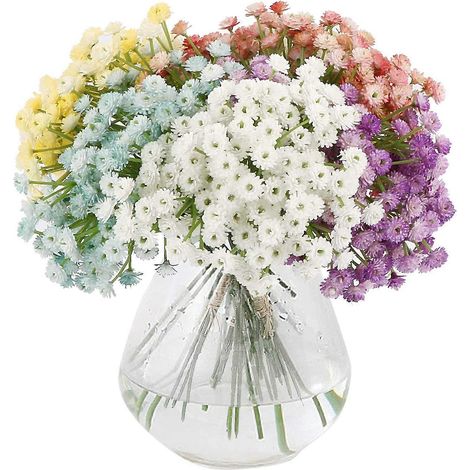 6 bossen kunstbloemen (Gypsophila) (1/5)