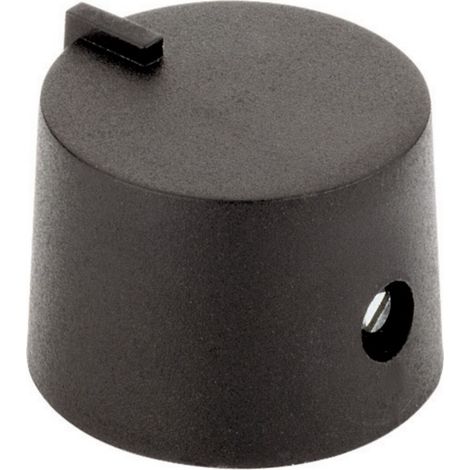 Tête de bouton rotatif 4458.6317 avec pointeur noir (Ø x H) 17 mm x 14 mm 1 pc(s)