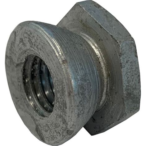 M8 Shear Nut Galvanised Mild Steel (Permacone - snapoff - Security - Tamper Proof) (1/2)