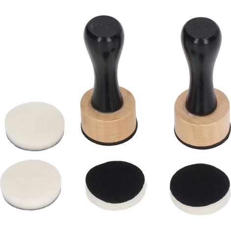 Farbmischset mit 2 Griffen und 4 runden Schwämmen, DIY-Mischwerkzeug für Designs auf Karton und Karten (1/5)