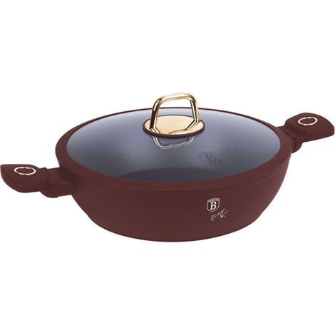 Flacher Titantopf mit Deckel 30 cm Berlinger Haus BH-8039 Leonardo (1/5)
