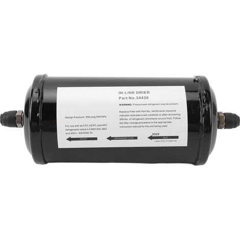 Filtre déshydrateur de recyclage AC 34430, changement rapide de réfrigérant de remplacement pour Robinair 17700A 34450 34700 AC375 AC375A AC375C 34134Z (1/5)