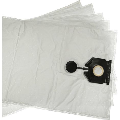 5er-Pack Staubsaugerbeutel, kompatibel mit Kärcher NT 30 Staubsaugern — Micro-Vlies-Material, Weiß (1/4)