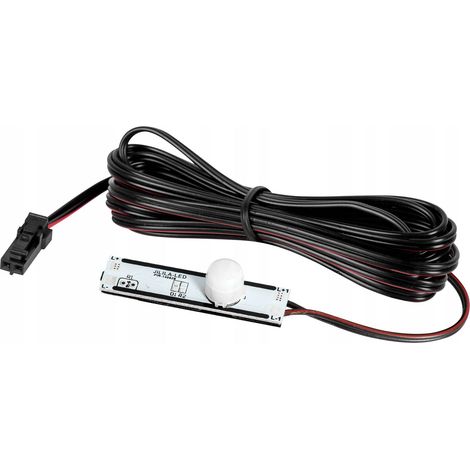 Interrupteur pour profilés de ruban LED avec détecteur de mouvement PIR 12-24 V 4 A 48/96 W (1/2)