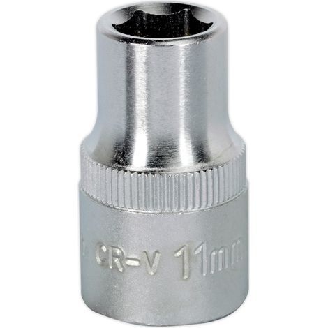 Sealey S1211 Premier Socket 1/2"Sq Drive 11mm