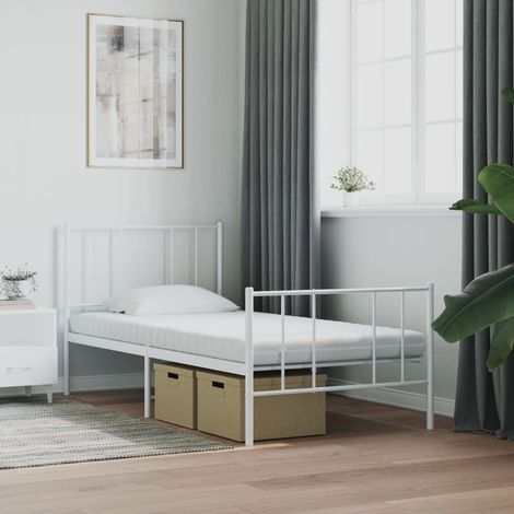 Matelas en mousse blanc 100x200 cm 7 zones dureté 20 ILD (1/5)