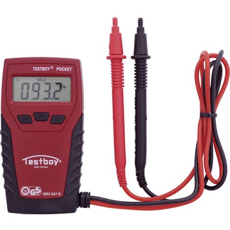Testboy Pocket Hand-Multimeter digital CAT III 300 V Anzeige (Counts): 2000