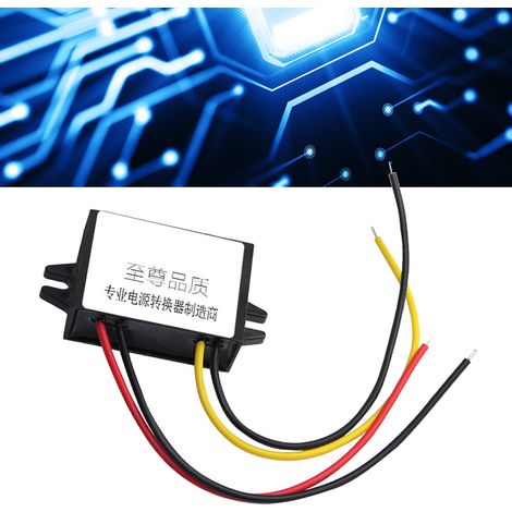 Convertisseur abaisseur DC-DC étanche haute puissance 3A 5V pour équipement embarqué, régulateur de tension efficace (1/5)