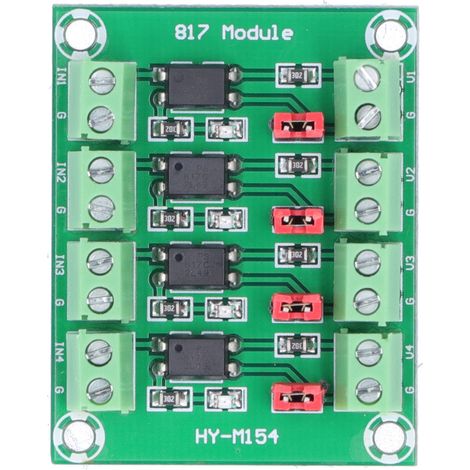 Spannungsregelungsadaptermodul 4-polig 817 Optokoppler Anti-Interferenz Fotoelektrisches Isolationsmodul (1/5)