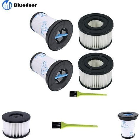 Remplacement de 4, Kits de filtre pour aspirateur balai multifonction sans fil compatibles avec Air Force Flex 760 ZR009003, ZR009004 accessoires Bluedeer (1/4)