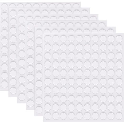 600 Pièces 10 mm Autocollant Double Face Rond pastille double face transparent Adhésif Amovible Ruban Sans Trace pour Décorations de Fête Bricolage Maison ballon décoration de festival (1/5)