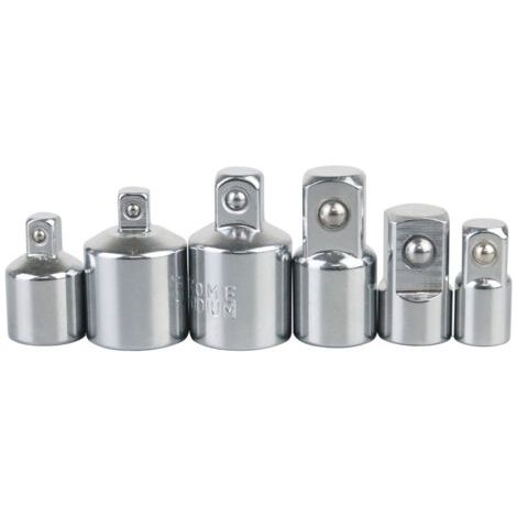 REDUCTEUR / AUGMENTATEUR / ADAPTATEUR CARRE 1/4-3/8-1/2 JEU DE 6
