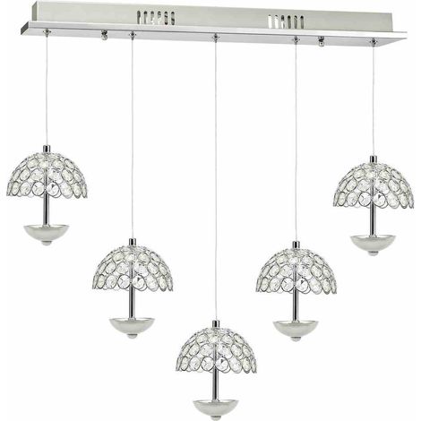 Lampada a sospensione in cristallo 25W LED VENUS ML317 Milagro (1/5)