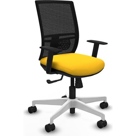 Chaise de bureau piqueras y crespo Yunquera noir mousse ergonomique (1/2)
