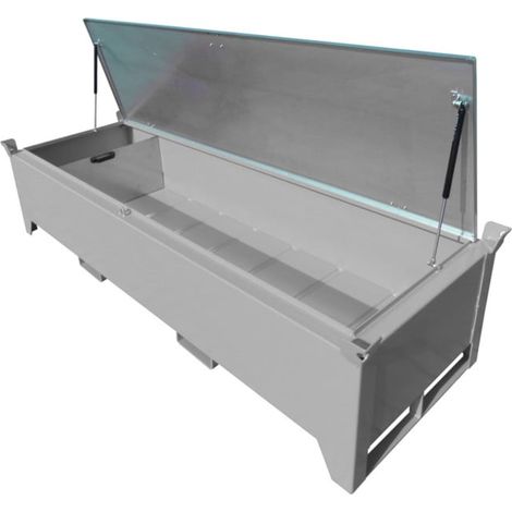 Bauer Südlohn Boîte pour tubes fluorescents SL-N 220, laquée, gris souris