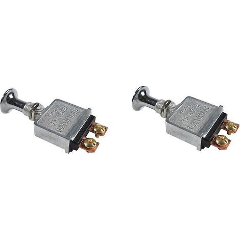 Interrupteur marche/arrêt robuste à poussoir-tirette 75 A 6-28 V CC 2 positions SPST pour automobiles et camions (1/5)