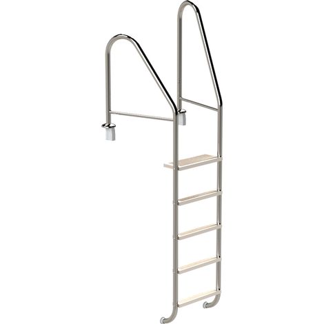 Eichenwald Poolleiter Modell 07 Marina Öffentlich Einbauhalterung Beckentiefe 1620mm 5 Stufen