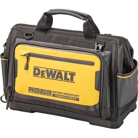Dewalt DWST60103-1 Pro 16"" Open Mouth Tool Bag Water Resistant Storage 19 Pocket