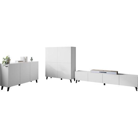 Ensemble de salon Levtive 105, Blanc (1/5)