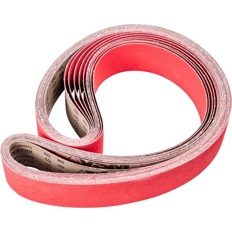 PFERD Keramikkorn Schleifband BA 75x2000mm CO-COOL60 für Edelstahl-Schliff mit Bandschleifer (1/5)