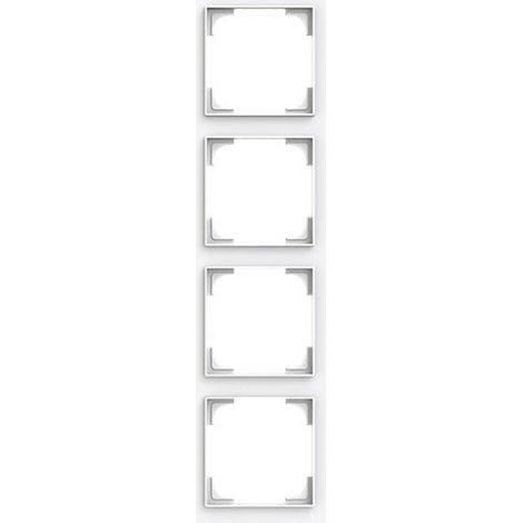 Cornice copriforo Busch-Jaeger 1724-44G termoplastica 4 moduli