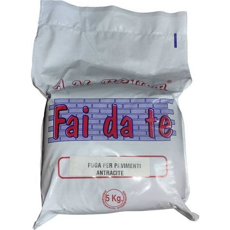 4 x FUGA P/PAVIMENTI ANTRACITE DA 5 KG