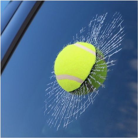 Adesivo sferico creativo e divertente per vetro, adesivo 3D con effetto vetro craquelé, adesivo sferico 3D impermeabile per auto, decorazione universale (1/4)