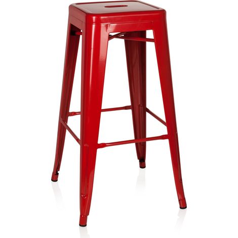 Barhocker VANTAGGIO HIGH metallic rot hjh OFFICE (1/5)