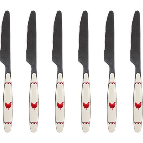 Lot de 6 couteaux 23cm, GALLINA (1/3)