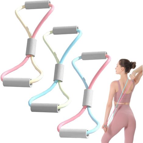 3 Pieces Elastic Bodybuilding Designed Fasteners Foam Elastic Bodybuilding Devices Fitness Resistance Band Joints Use Bone Plugs for Yoga Rehabilitation (1/5)