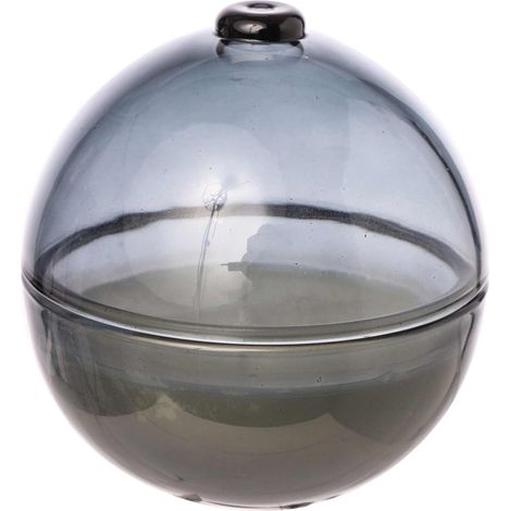 ARPIMEX  Candela Boules di Natale D 7 cm H 7 Cm Vetro Grigio