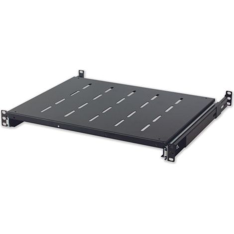 Mensola Estraibile per Rack 19'' da 550mm Nera - Modello Intellinet (1/4)
