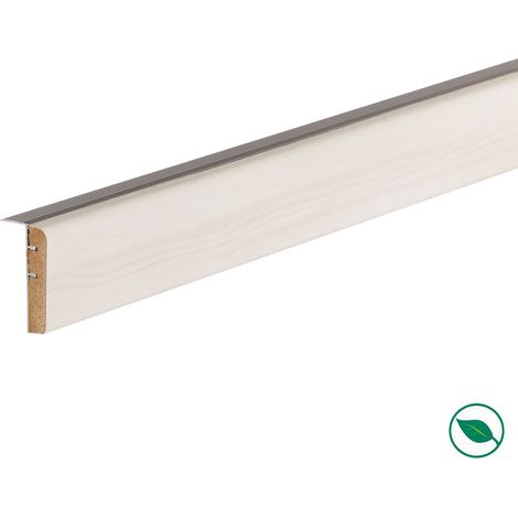 Forestea – Profilé de transition stratifié pour escalier 1300 x 56 x 12 mm – Matériau stratifié PEFC 70% – Finition esthétique pour rénovation (1/5)