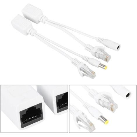 Adaptateur secteur PoE RJ45 Ethernet 10 paires pour caméra IP - RAPANDA (1/3)