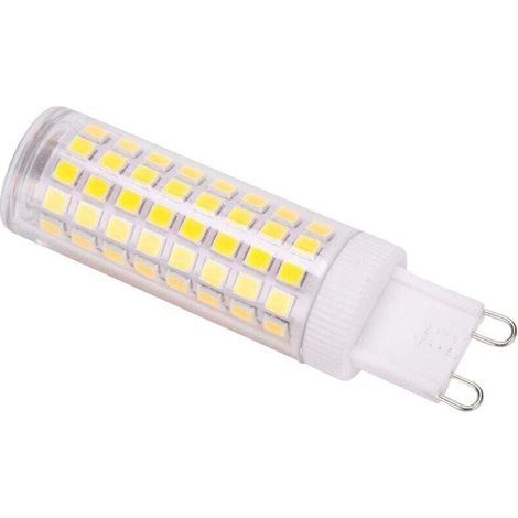 Ampoule G9 10W 1000LM 100LED Bi Pin, lampe épis de mas pour lustre 100-240VCold White 6000-6500K (1/4)