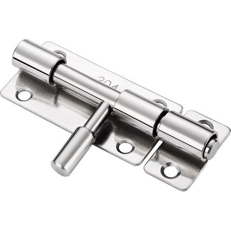 Stainless Steel Door Lock 10cm Secure Lock(1) (1/5)