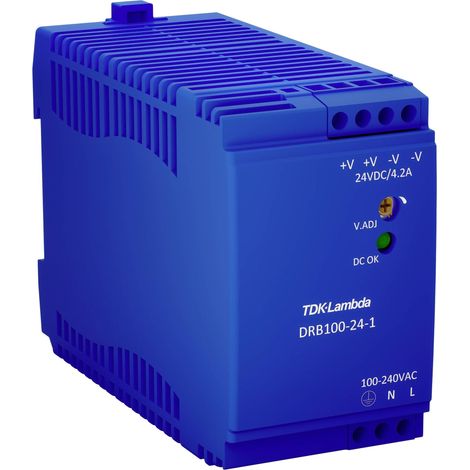 Tdk Lambda DRB-100-24-1 alimentation rail DIN 24V 100.8W (1/5)