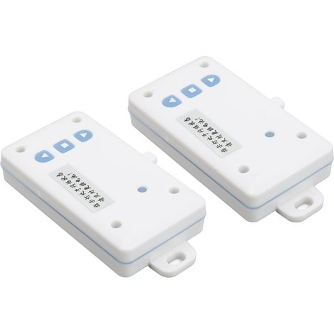 Télécommande 433MHz pour Portail Coulissant et Battant, Interrupteur RF Sans Fil pour Moteur de Porte de Garage, 1 Pièce, Noir (1/5)