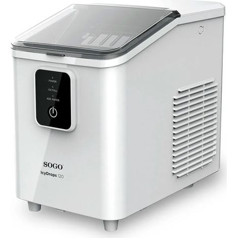 Máquina de hielo Sogo mhi-ss-12045 12 kg día depósito 1,8 L (1/3)