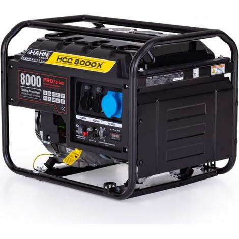 Générateur électrique portable 6 kW AVR pour chantiers, secours et ateliers - Hahn Sohn HGG 8000X (1/5)