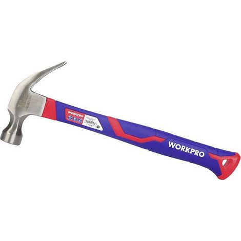 WorkPro WP241010 Marteau arrache-clou Manche ergonomique, dur 337 g 1 pc(s) (1/2)