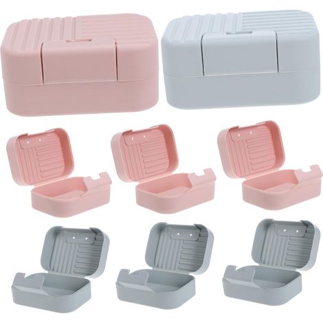 Piece Wall Mounted Soap Dish with Drain Design for Bathroom