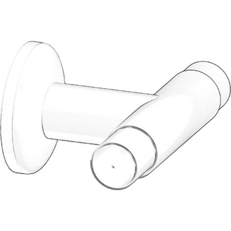 Raccordo a t goman 10 cm bianco (1/3)