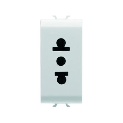 PRISE ST.EUROAMERICAIN 2P+T BLANC GEWISS GW10288
